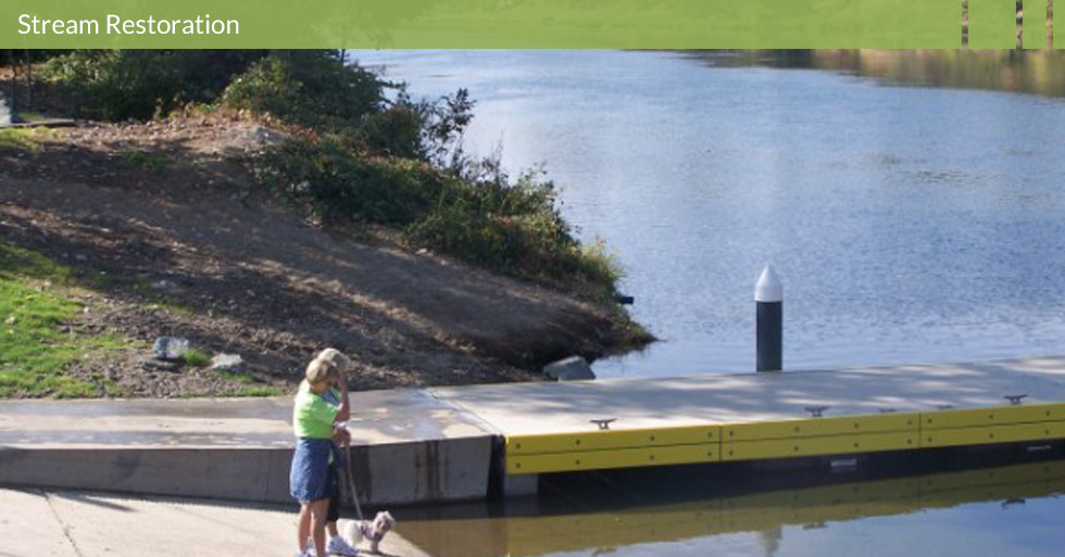 Melton Design Group restored the habitat at Riverbend Park in Oroville, CA. Dock restoration and river access are featured at Riverbend Park.