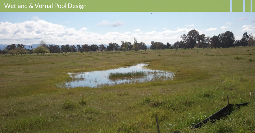 Melton Design Group, a landscape architecture firm, designed Wetland Protection in Oroville, CA. Silt fencing was installed around the wetland area to serve as sediment control to protect the quality of water. 