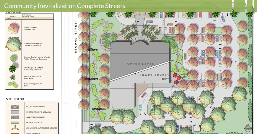 Melton Design Group, a landscape architecture firm, designed the Master Landscape Plan for Butte County Hall of Records in Oroville, CA. 