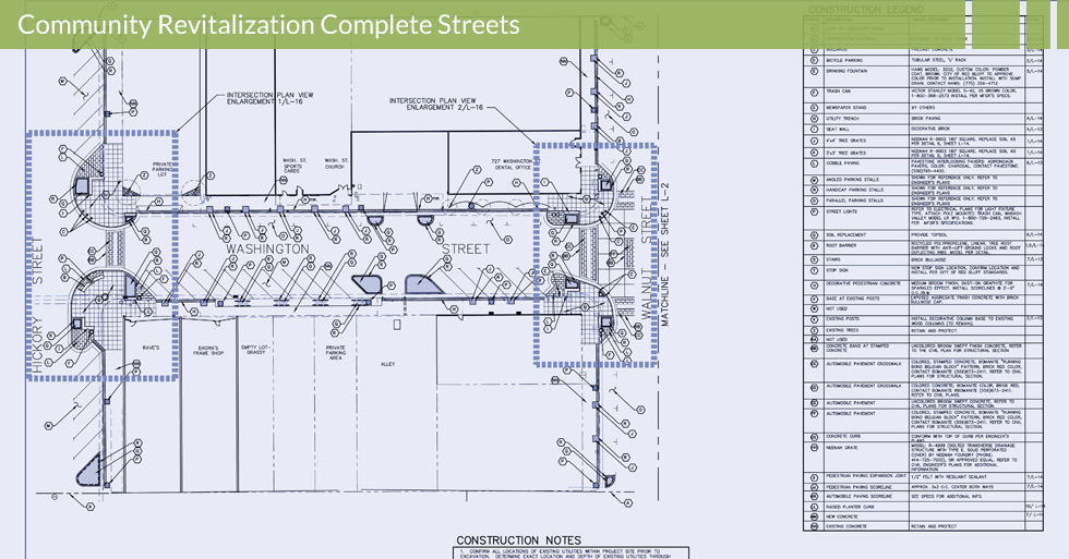 Melton Design Group, a landscape architecture firm, designed the Downtown Red Bluff Demonstration Plan in Red Bluff, CA.