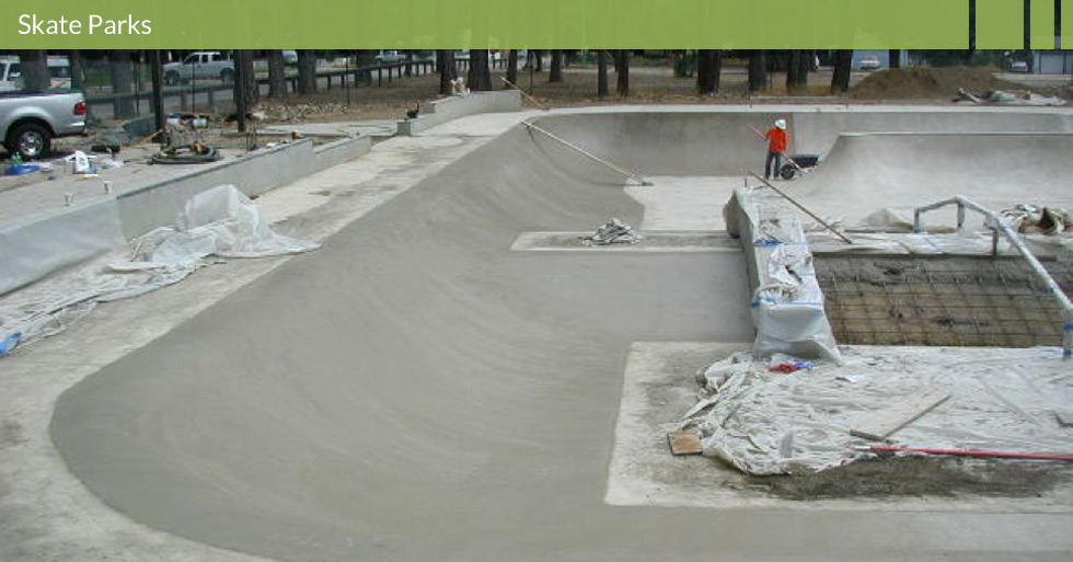 Melton Design Group designed the skate park in Quincy, CA. This skate park is surrounded by natural trees and was designed to blend into the natural environment. This skate park features all levels of skill and is embraced by the community as a unique action sports complex.